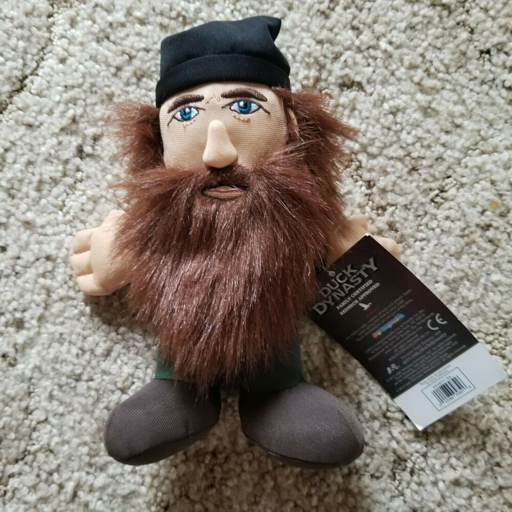 Duck Dynasty Jase Robertson stuffed / plush 8” doll - A&E Hit TV Show